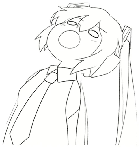 Sticker Hatsune Miku by @LawKraft - 2