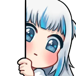 Стикер @SbornikStickers Hololive Gura - 11