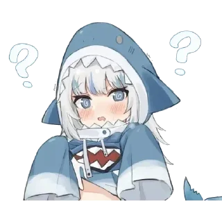 Стикер @SbornikStickers Hololive Gura - 0