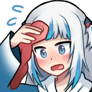 Стикер @SbornikStickers Hololive Gura - 6