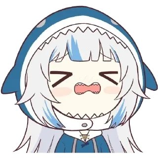 Стикер @SbornikStickers Hololive Gura - 5