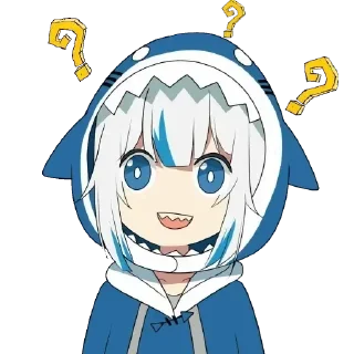 Стикер @SbornikStickers Hololive Gura - 4