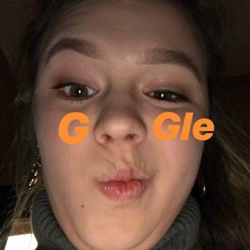 human face lip selfie