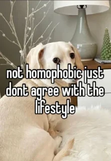 Sticker homophobic dog - 6
