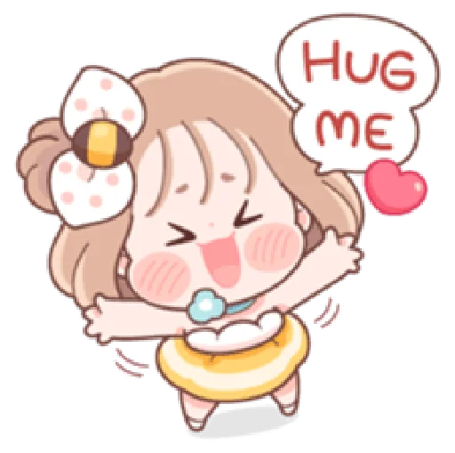 Стикер Honey & Bear | @cutestickers4you - 7