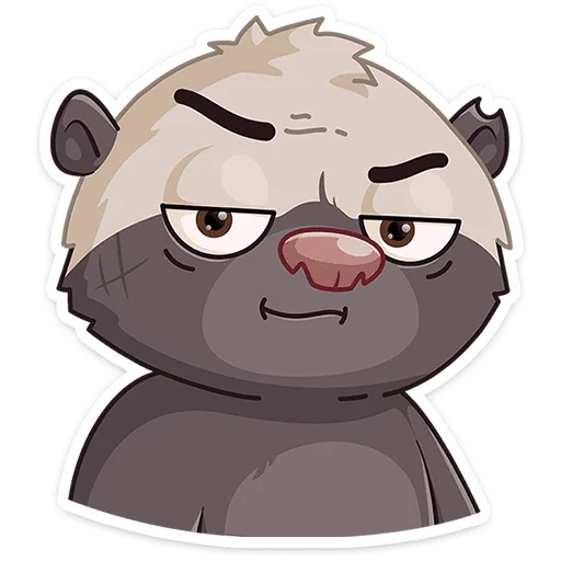 Sticker honeybadgerhonya - 1