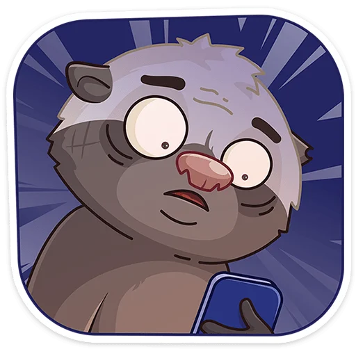 Sticker honeybadgerhonya_vk - 1