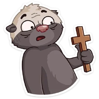 Стикер Медоед Хоня :: @stickroom - 4