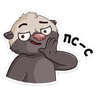 Стикер Медоед Хоня :: @stickroom - 8