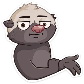 Стикер Медоед Хоня :: @stickroom - 6