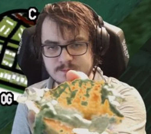 person human face glasses