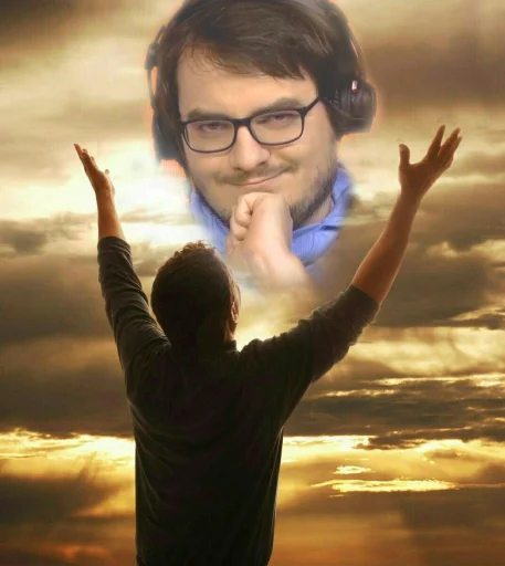 cloud person human face