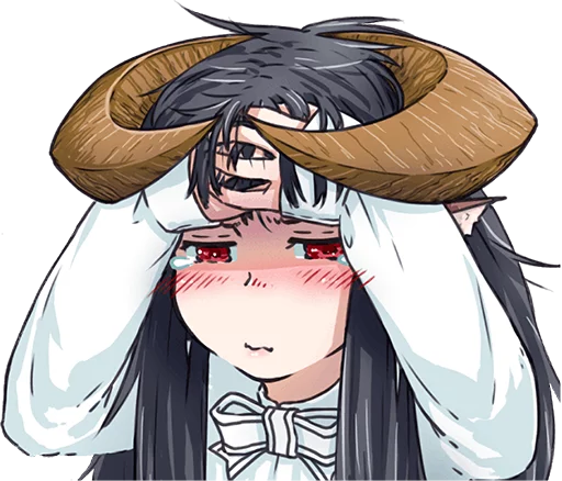 Стикер hornedgirlvol2 - 1