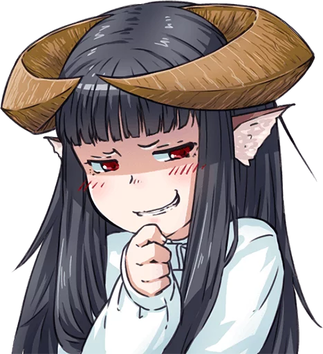 Стикер hornedgirlvol2 - 1