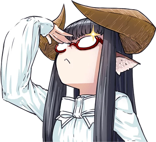 Стикер hornedgirlvol2 - 1