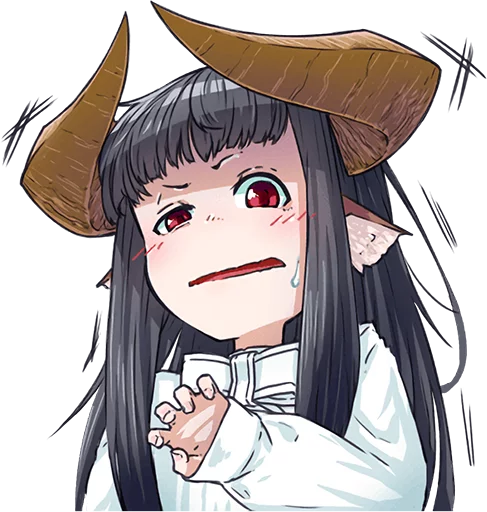 Стикер hornedgirlvol2 - 1