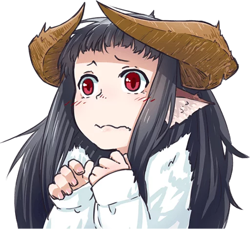 Стикер hornedgirlvol2 - 1