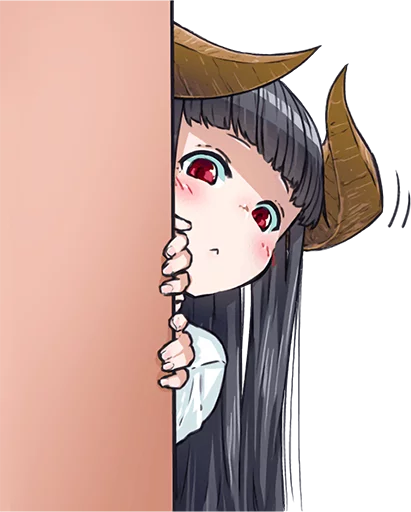 Стикер hornedgirlvol2 - 1