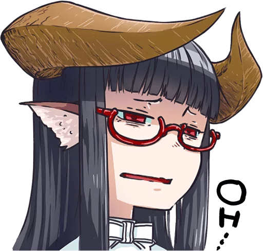 Стикер hornedgirlvol2 - 1