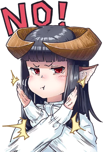 Sticker hornedgirlvol3 - 1