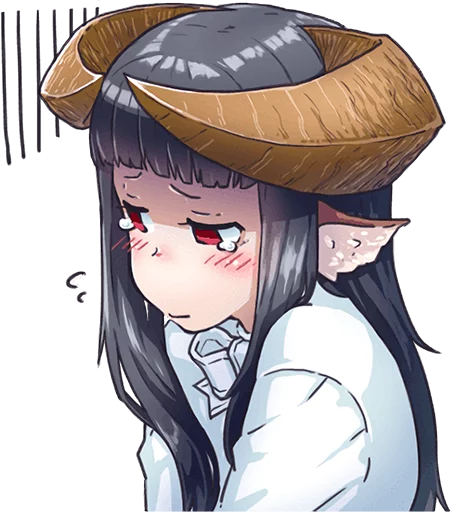 Sticker hornedgirlvol3 - 1