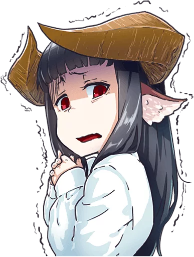 Sticker hornedgirlvol3 - 1