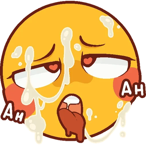 Horny Emojis - @stikersR34 - клипарт