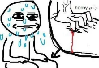 Стикер Horny Girl - 1