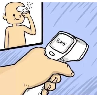 Стикер Horny Girl - 7