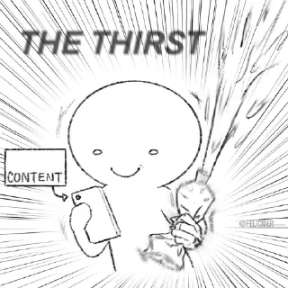 Стикер Horny Girl - 9