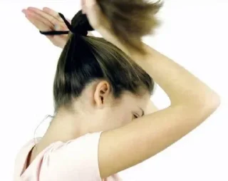 person hairstyle shoulder