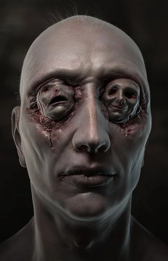 horror portrait person