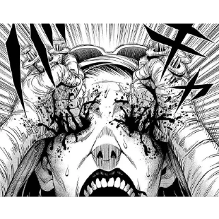 Sticker horror manga @yancheg_hent - 2