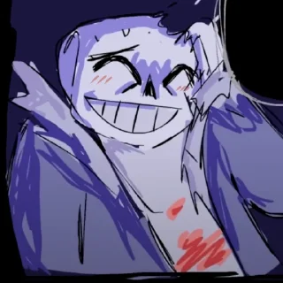 Sticker Horrortale sans. - 5