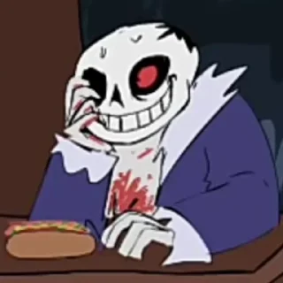 Sticker Horrortale sans. - 4