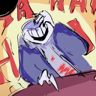 Sticker Horrortale sans. - 7
