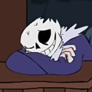 Sticker Horrortale sans. - 0