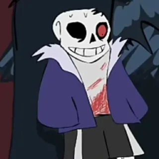Sticker Horrortale sans. - 8