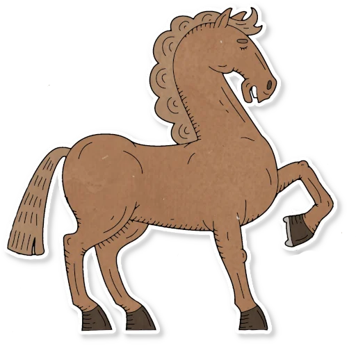 Стикер horsefire - 1