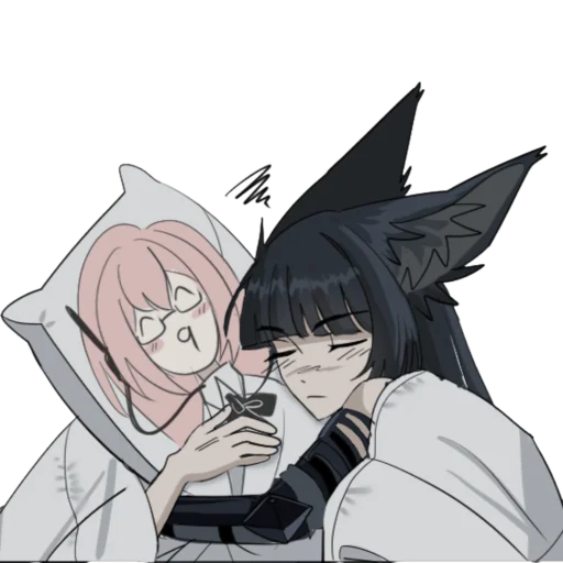 🦊❄️ Hoshimi Miyabi @abyssofmelancholy - cartoon