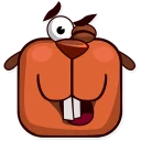 Стикер бобры Hostpro - 9