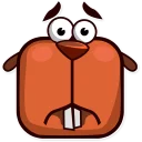 Стикер бобры Hostpro - 6