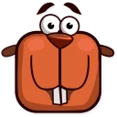 Стикер бобры Hostpro - 3