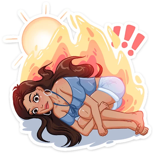 Sticker Жаркая Летта (@TgSticker) - 8