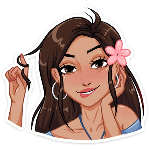 Sticker Жаркая Летта (@TgSticker) - 1