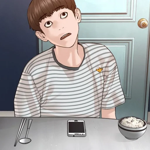 мультфильм человеческое лицо одежда