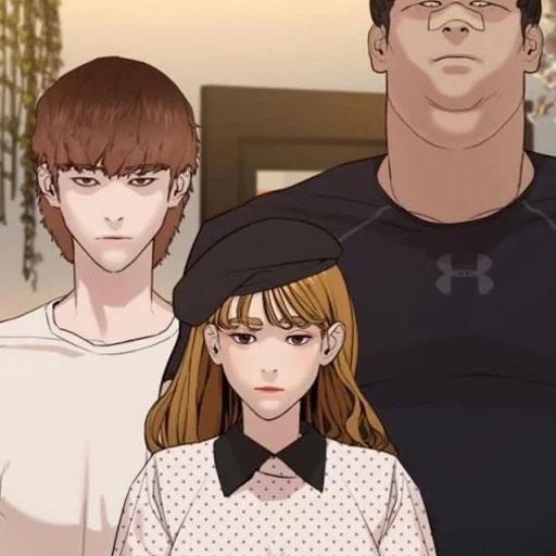 human face anime cartoon