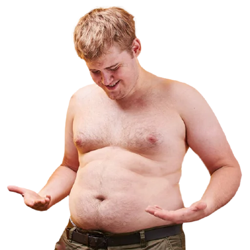 person stomach chest