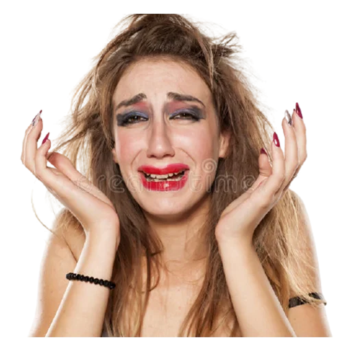 person human face lipstick