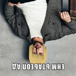 Sticker лысы шинджи соло - 5